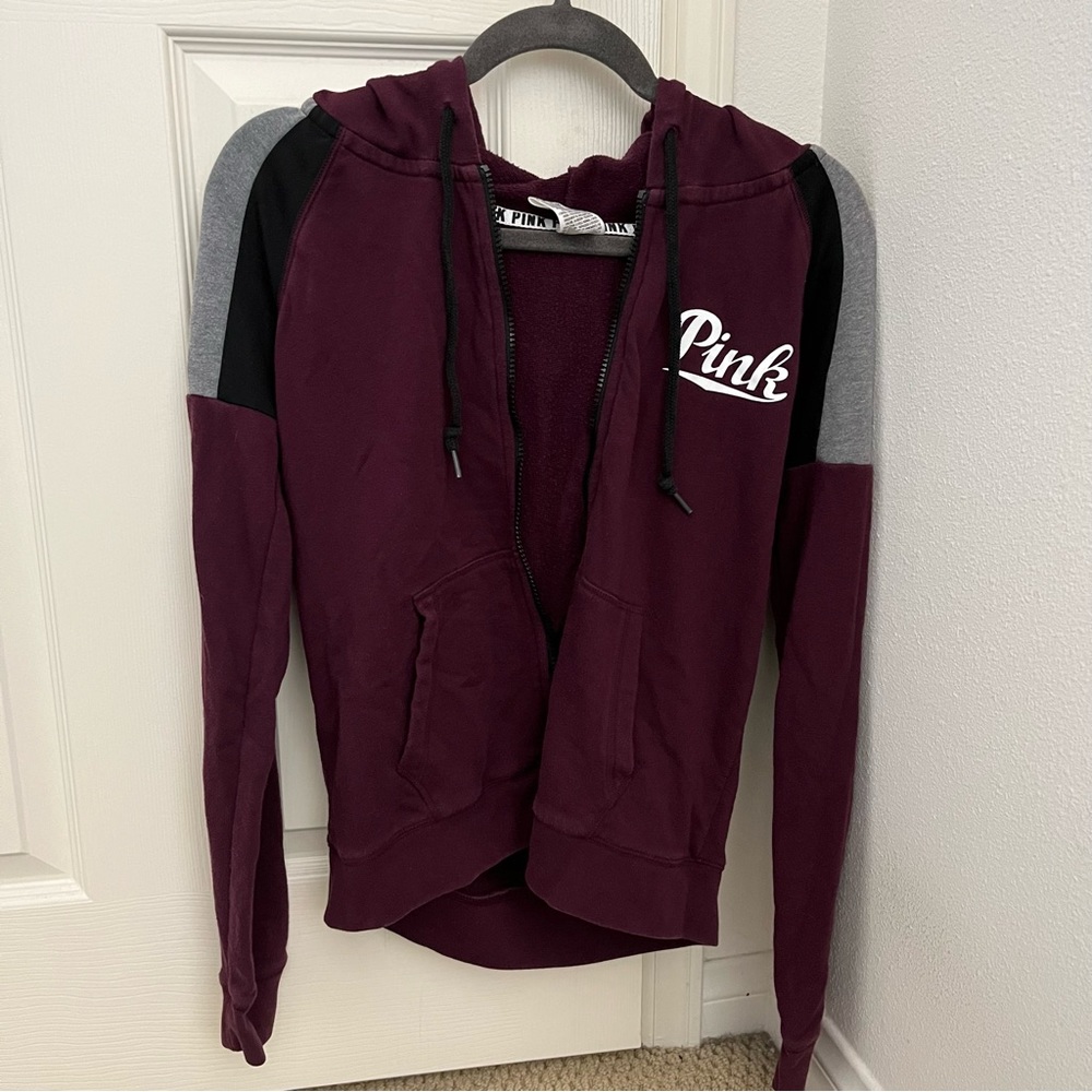 PINK Zip Up Jacket (M)